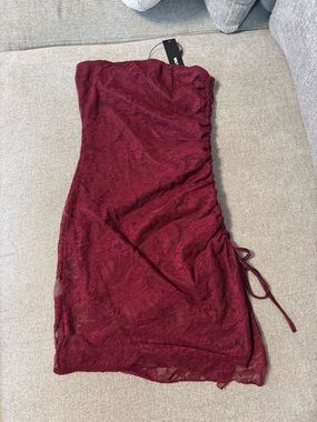 chinese dress ladies Steve Madden Lara Satin Halter Tie Dress APRICOTGELATO / L main image 1